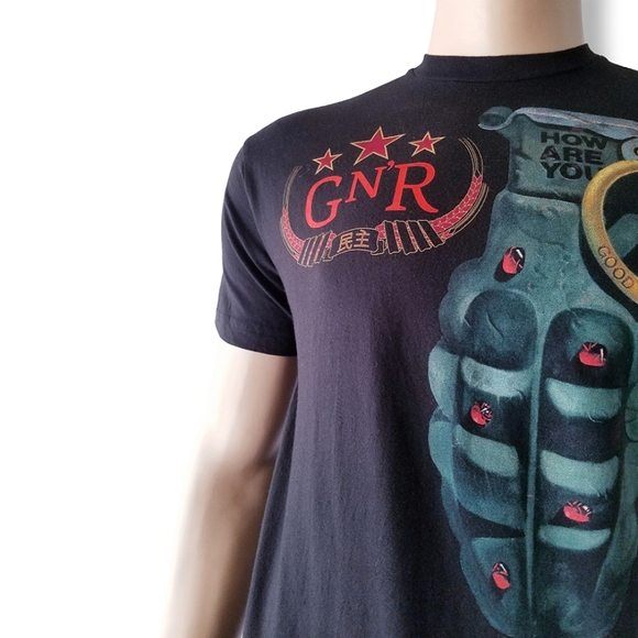 Guns-N-Roses "Chinese Democracy" Rare Alternative Album Artwork T-Shirt - Picture 2 of 8